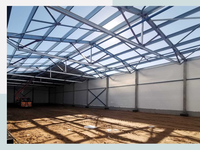 Строительство сенохранилищ в Кинели