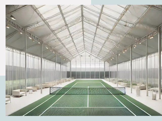 Строительство теннисных кортов в Кинели