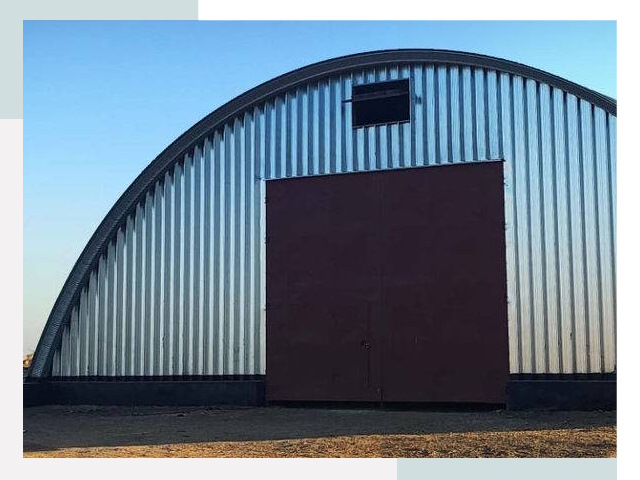 Бескаркасные ангары в Кинели