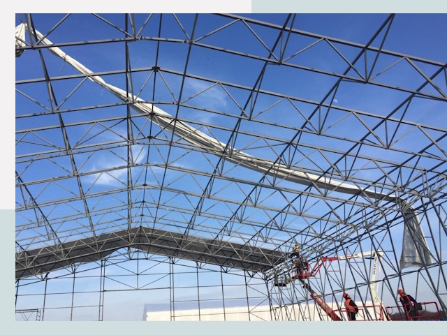 Шатровые ангары от 611 руб. в Кинели и Самарской области