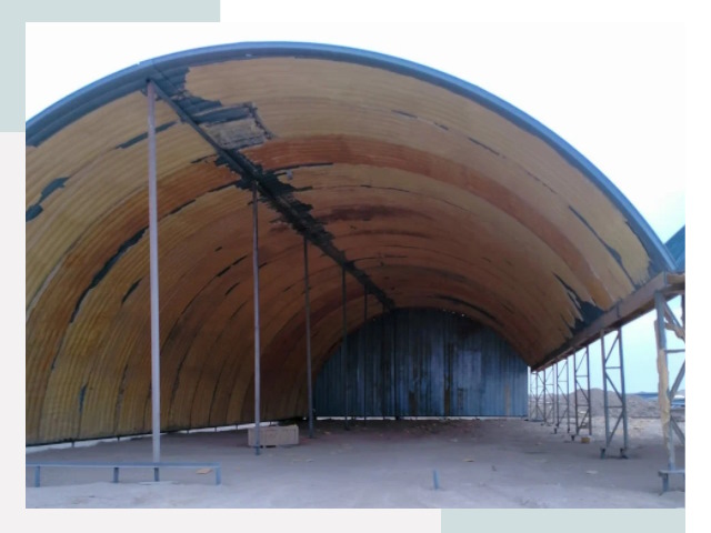 Реконструкция ангаров в Кинели