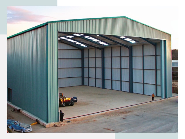 Строительство ангаров в Кинели